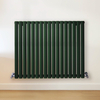 Radiateur design horizontal – Vert (Evergreen) – 80 cm x 100 cm – Rang double – Vitality