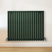 Radiateur design horizontal – Vert (Evergreen) – 80 cm x 100 cm – Rang double – Vitality