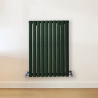 Radiateur design horizontal – Vert (Evergreen) – 80 cm x 59 cm – Rang double – Vitality