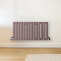 Radiateur design horizontal – Violet (Dahlia Purple) – 40 cm x 82, 6 cm – Rang double – Vitality