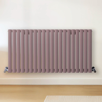 Radiateur design horizontal – Violet (Dahlia Purple) – 60 cm x 118 cm – Rang double – Vitality