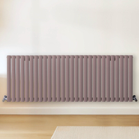 Radiateur design horizontal – Violet (Dahlia Purple) – 60 cm x 165, 2 cm – Rang double – Vitality