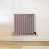 Radiateur design horizontal – Violet (Dahlia Purple) – 60 cm x 59 cm – Rang double – Vitality