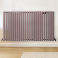 Radiateur design horizontal – Violet (Dahlia Purple) – 80 cm x 141, 6 cm – Rang double – Vitality