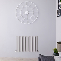 Radiateur design horizontal 63, 5 cm x 82, 6 cm – Gris clair – Vitality