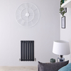 Radiateur Design Horizontal Anthracite Delta 63, 5cm x 42cm x 4, 6cm 376 Watts