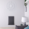 Radiateur Design Horizontal Anthracite Delta 63, 5cm x 42cm x 5, 8cm 573 Watts