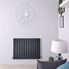 Radiateur Design Horizontal Anthracite Delta 63, 5cm x 84cm x 5, 8cm 1146 Watts