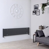 Radiateur Design Horizontal Anthracite Sloane 35, 4cm x 160cm x 5, 3cm 773 Watts