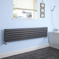 Radiateur Design Horizontal Anthracite Sloane 35, 4cm x 160cm x 7, 4cm 1308 Watts
