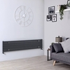 Radiateur Design Horizontal Anthracite Sloane 35, 4cm x 178cm x 5, 4cm 821 Watts
