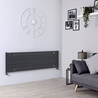 Radiateur Design Horizontal Anthracite Sloane 47, 2cm x 160cm x 5, 4cm 1043 Watts