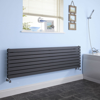 Radiateur Design Horizontal Anthracite Sloane 47, 2cm x 178cm x 7, 1cm 1842 Watts