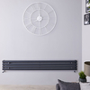 Radiateur Design Horizontal Anthracite Vitality 23, 6cm x 160cm x 5, 6cm 518 Watts