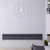 Radiateur Design Horizontal Anthracite Vitality 23, 6cm x 178cm x 7, 8cm 921 Watts