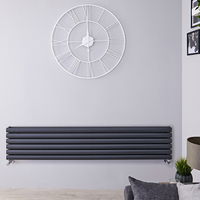 Radiateur Design Horizontal Anthracite Vitality 35, 4cm x 160cm x 7, 8cm 1101 Watts