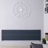 Radiateur Design Horizontal Anthracite Vitality 47, 2cm x 178cm x 7, 8cm 1798 Watts