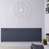 Radiateur Design Horizontal Anthracite Vitality 59cm x 160cm x 5, 5cm 1299 Watts