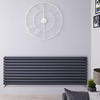 Radiateur Design Horizontal Anthracite Vitality 59cm x 160cm x 7, 8cm 1881 Watts