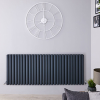 Radiateur Design Horizontal Anthracite Vitality 63, 5cm x 164, 7cm x 7, 8cm 2609 Watts
