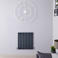 Radiateur Design Horizontal Anthracite Vitality 63, 5cm x 59cm x 5, 5cm 597 Watts