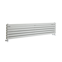 Radiateur Design Horizontal Argent Sloane 35, 4cm x 160cm x 7, 9cm 1700 Watts