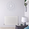 Radiateur Design Horizontal Blanc Delta 63, 5cm x 98cm x 4, 6cm 876 Watts