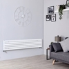 Radiateur Design Horizontal Blanc Sloane 35, 4cm x 178cm x 7, 1cm 1426 Watts