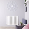 Radiateur Design Horizontal Blanc Sloane 63, 5cm x 118cm x 5, 4cm 1203 Watts