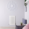 Radiateur Design Horizontal Blanc Sloane 63, 5cm x 41, 3cm x 7, 1cm 653 Watts