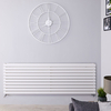 Radiateur Design Horizontal Blanc Vitality 59cm x 178cm x 7, 8cm 2066 Watts