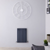 Radiateur design horizontal en aluminium – Anthracite – 60 cm x 41 cm – Vitality Air