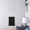 Radiateur Design Horizontal Noir Delta 63, 5cm x 42cm x 5, 8cm 573 Watts