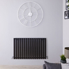 Radiateur Design Horizontal Noir Vitality 63, 5cm x 100cm x 5, 5cm 1015 Watts