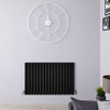 Radiateur Design Horizontal Noir Vitality 63, 5cm x 100cm x 7, 8cm 1584 Watts