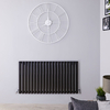 Radiateur Design Horizontal Noir Vitality 63, 5cm x 118cm x 5, 6cm 1194 Watts