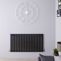 Radiateur Design Horizontal Noir Vitality 63, 5cm x 118cm x 5, 6cm 1194 Watts
