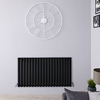 Radiateur Design Horizontal Noir Vitality 63, 5cm x 118cm x 5, 6cm 1194 Watts