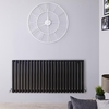 Radiateur Design Horizontal Noir Vitality 63, 5cm x 141, 1cm x 7, 8cm 2236 Watts