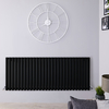 Radiateur Design Horizontal Noir Vitality 63, 5cm x 164, 7cm x 5, 6cm 1671 Watts