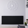 Radiateur Design Horizontal Noir Vitality 63, 5cm x 164, 7cm x 7, 8cm 2609 Watts