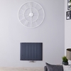 Radiateur Design Horizontal Raccordement Central Aluminium Anthracite Aurora 60cm x 75, 5cm x 4, 6cm 922 Watts