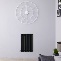 Radiateur design électrique horizontal - Noir - 63, 5 cm x 41, 3 cm x 5, 5 cm - Vitality