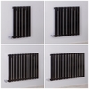 Radiateur design électrique horizontal – 63, 5 cm – Noir – Choix de largeurs - Delta