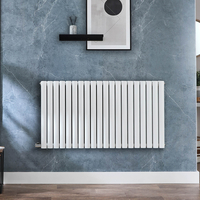 Radiateur design électrique horizontal – Blanc – 63, 5 cm x 118 cm - Avec thermostat extrene - Câblé - Avec cache câble - Vitality – ECOSO par Hudson Reed