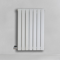 Radiateur design électrique horizontal – Blanc – 63, 5 cm x 41, 3 cm – Avec thermostat externe – Câblé avec cache câble – Sloane – ECOSO par Hudson Reed