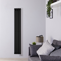 Radiateur design électrique vertical - Noir - 160 cm x 23, 6 cm x 5, 6 cm - Vitality
