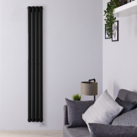 Radiateur design électrique vertical – Noir – 178 cm x 23, 6 cm x 5, 6 cm - Vitality