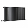 Radiateur design mural - 59, 5 x 118 cm - Acier anthracite - Eau chaude - Chauffage salon,  cuisine & chambre - 900W - Hudson Reed