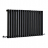 Radiateur design noir - 59, 5 x 100 cm - Eau chaude - Acier moderne - 800W - Chauffage Chambre - Hudson Reed Quinn